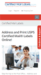 Mobile Screenshot of certifiedmaillabels.com